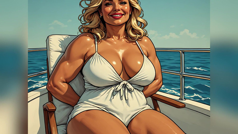 AI Porn: Quente bronzeada ai mulheres em barcos