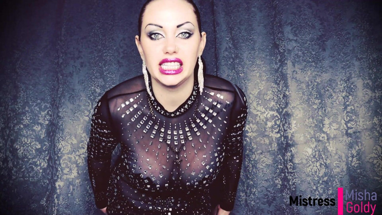 Goddess Misha Goldy: Goddess Spit Worship and Spit Humiliation for Loser!