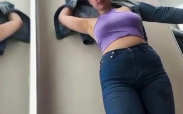 JuiceLussie: Fucking Anal in the Public and Cumming. Close up Fingering