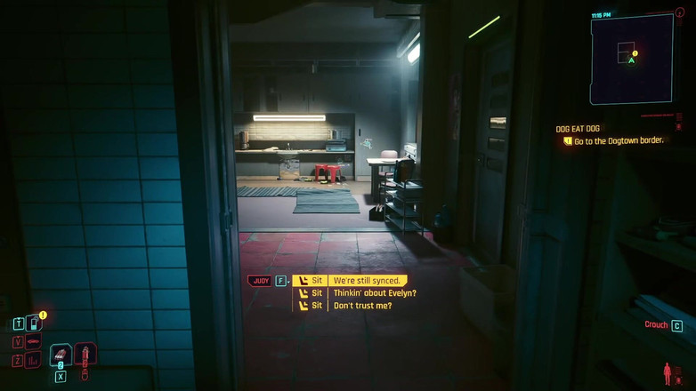 LewdArcade: Cyberpunk 2077 Judy seksscène - piramidelied seksscène porno spel