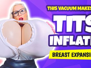 The Busty Sasha: This vacuum makes my tits inflate! I love it so...