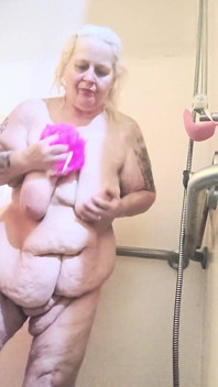 Un baño jabonoso es donde está para hacer que se corra