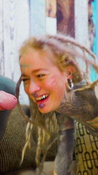 Sexy Alt Dreadhead Girl Rides a Big Cock with Her Ass
