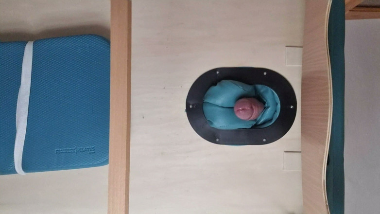 Naxy: Fucking the Massage Table Below View