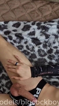 Loud Gay Man Moans and Screams From Orgasm in Cum