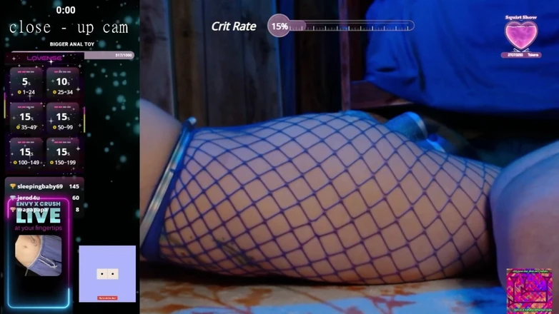 goddessXenvy: Cumming on My Fishnets