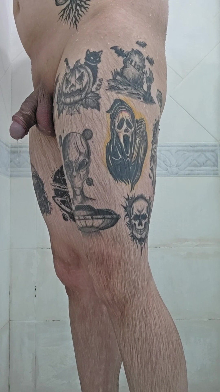 Lkdick8: Chubby ditangkap tersentak di bilik mandi