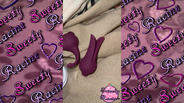 Sweety Racine: SSBBW ebano piace figa scura con clitoride vibra
