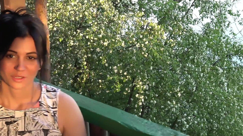 KristinaSlut: Haar buiten betrappen