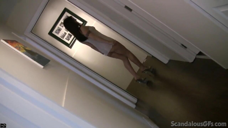Scandalous GFs: Hot girlfirend blows and deep throats on cam