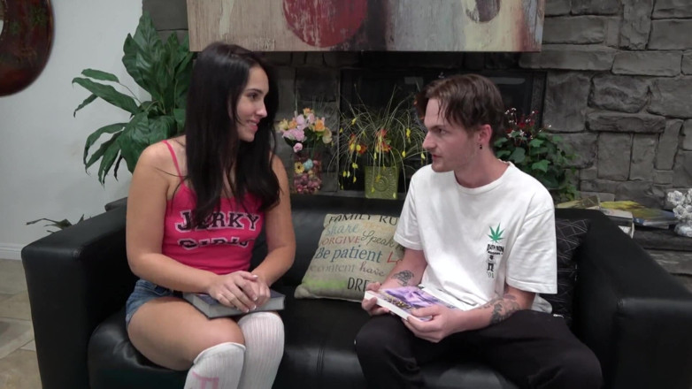 Jerky Girls: Alex Banks é uma garota masturbada com Alex Banks