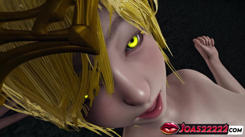 Joas22222: Marika в черном платье - Rule34, 3D-анимация с огромными сиськами, куннилингус на столе и интенсивный трах пальцами