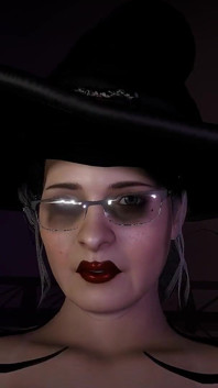 Esmeralda é uma bruxa madura sexy