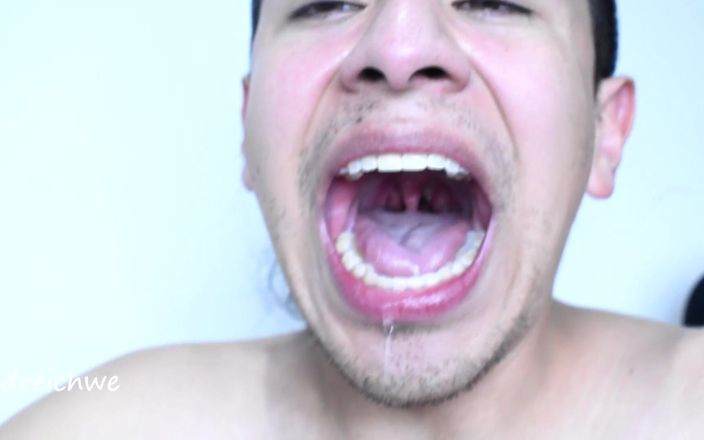 Dreichwe: Uvula med saliv