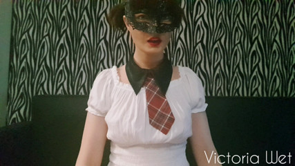 Victoria wet: Femdom - gadis kampus nyepong straponku