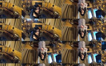 Downjacket Fetish and Fur-blow-job Cum-play and Fuck 1