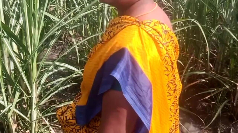 Priyanka314: デシの友人の妻がグアバプランテーションで胸を抱きしめて揉む様子