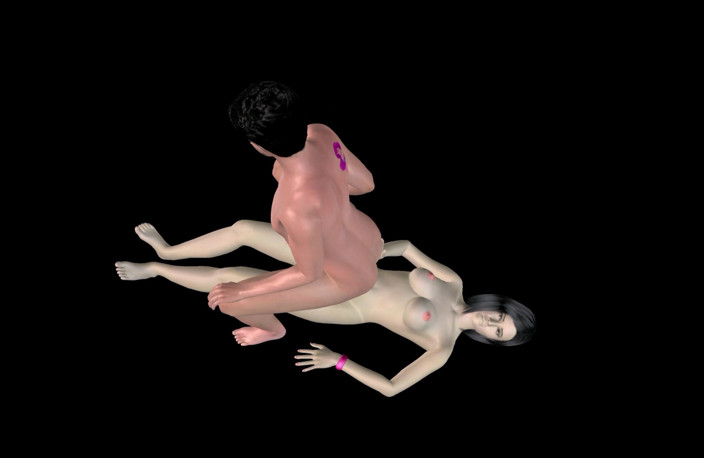 RenderLust: Animated 3D Porn - Asian Man Riding Strap on in Ass by...