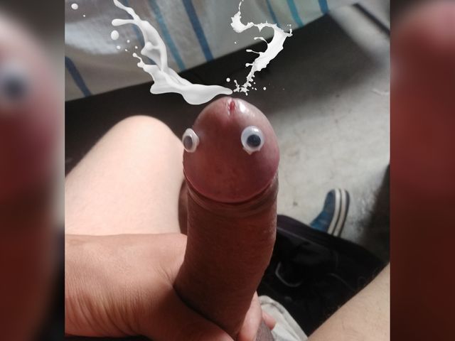 I Put Eyes on My Penis and Masturbate Until I Cum. Do You Want to See? (OHSAMEL)