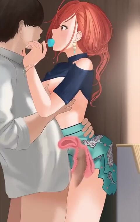 Velvixian_2D: Arisugawa Natsuha, sexe debout à Xray