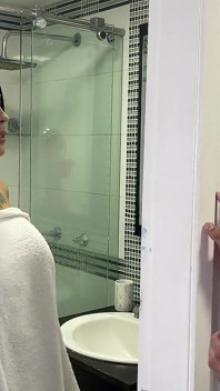 Very Slutty and Horny Neighbor Eats a Big Cock While Her Husband Is Away