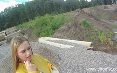 Fucked on a construction site