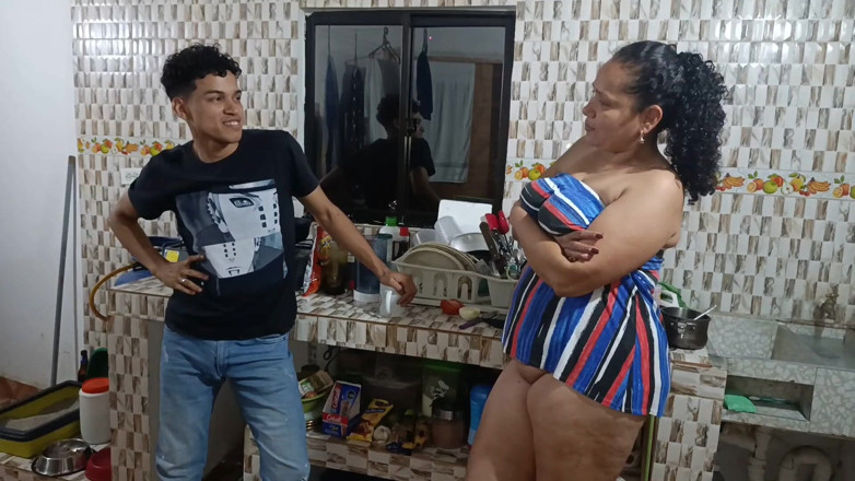 Jovencandelita: The Neighbor Came Over for Sugar and Ended up Sucking...