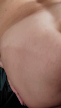 Big Fist Stretches Student's Hairy