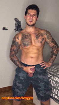 My Big Military Cock Cums with No Touch