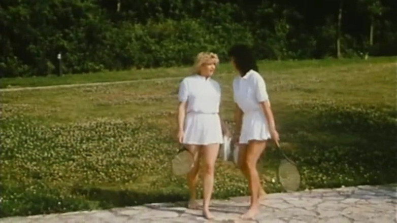 European Classics: Marilyn Jess Gets Horny Watching the Girls Play Tennis
