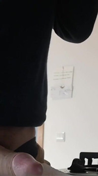 Jerking off My Cock in the Kitchen