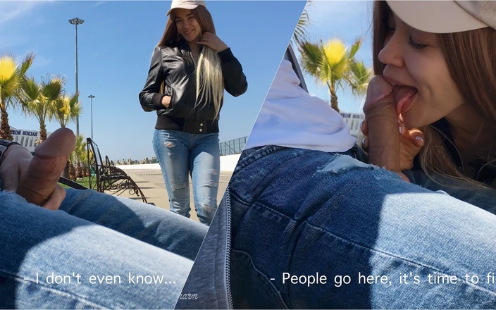 Veronika Charm: Girl Was Surprised to See Guy Jerking off Dick in...