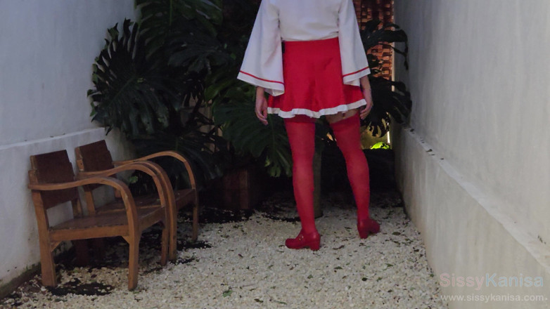 SissyKanisa: Sluty Miko Sissy Kanisa Part 2: Outdoor Walk in a Rock...