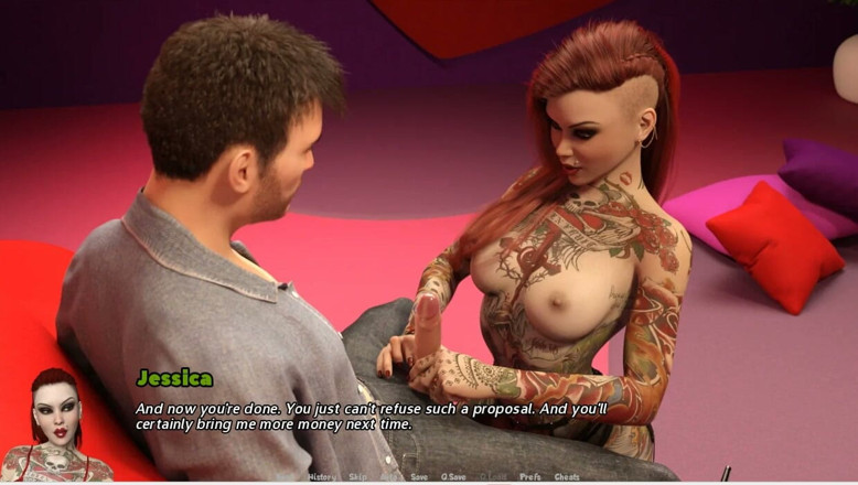 XXX Games Bunk: Спокуса скрізь - геймплей - рольова гра - подруга стриптизерка ледь не спіймана її хлопцем