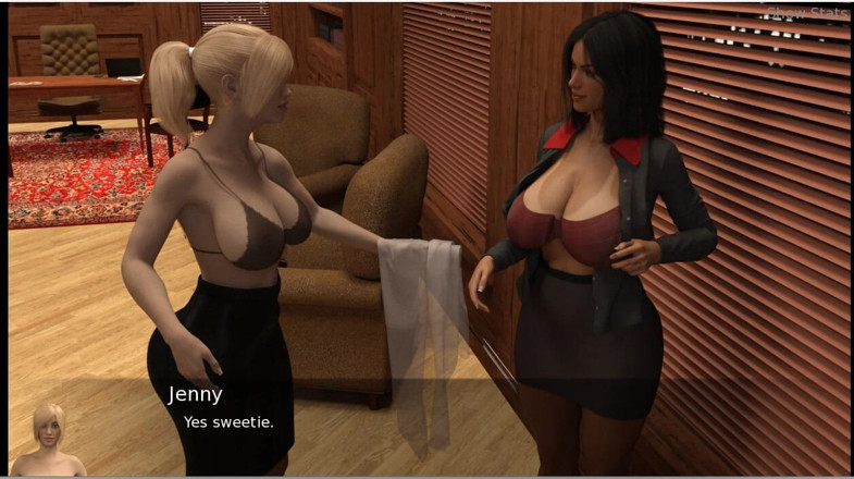 XXX Games Bunk: Projekt Hotwife - Gameplay - Roleplay - Lesbijki drażnią się nawzajem