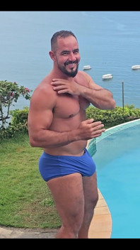 Swim Trunks Full of Dick