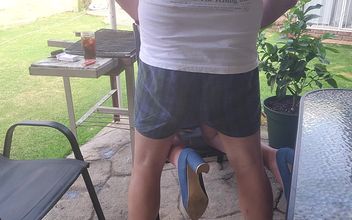 Fucking My Neighbor’s Slut Wife Outdoor