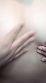 Chubby Girl Wanting Cock Playing with Her Big Tits