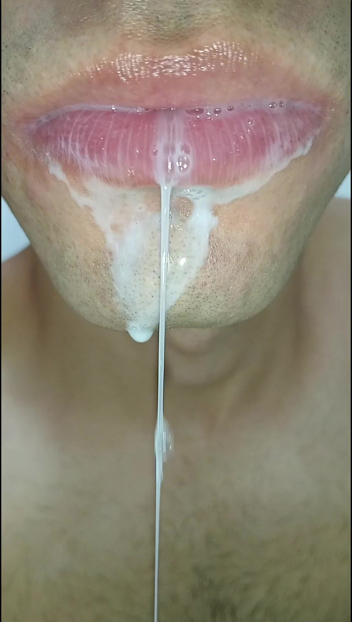 Rey rey: Deepthroat latino Sloppied Saliva Ahegao, plivání, líbání, submisivní, orální šukání