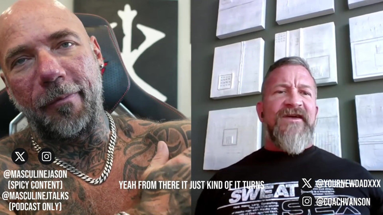 Raw and Uncensored with Masculine Jason: Porn star confessions - coach vanson episode 204