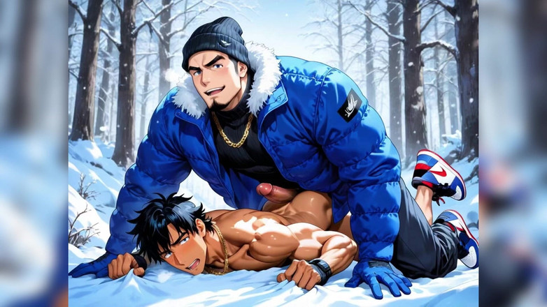 AI gay porn: 야외 오럴 남자 후장 섹스