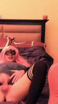 Stroking Until Double Cumshot