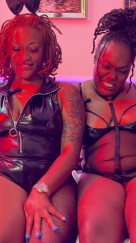 Behind the Scenes: Temptress Mango and Golden Goddess Prepare for a Sultry Fetish Video Shoot