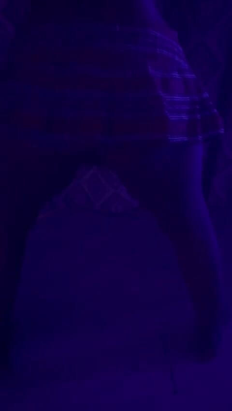 Caramela Sluty Wife: Twerking Perfect Body Short Skirt Neon Lingerie Close up MILF...
