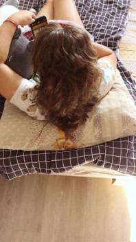 Cum on Step Sister's Hair. Extreme Handjob.