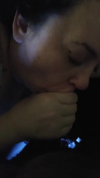 Chubby Slut Gets Woke up for Head and Pussy