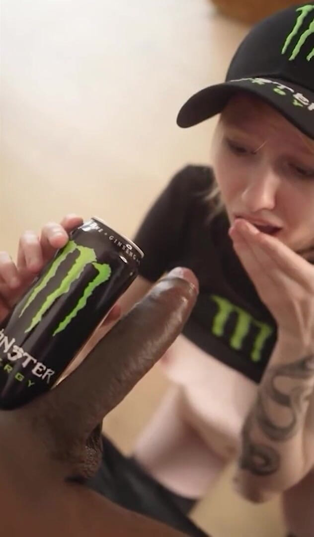 Black Monstercock Force: Cute Emo Redhead 18yo BBC Pounding