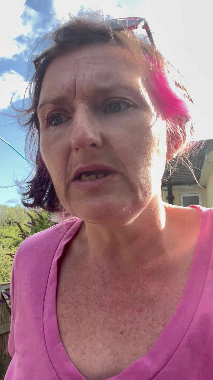 Pissing Paradise: Pissing Outdoors Followed by Chatting with My Tits Out