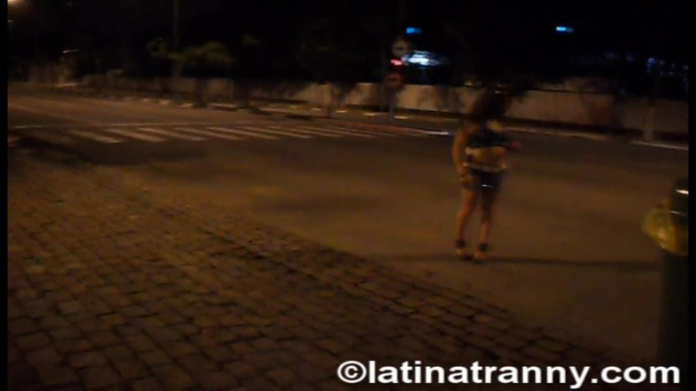 Nikki Montero: Des rues de Sao Paulo s'amusent avec d'autres t-girls