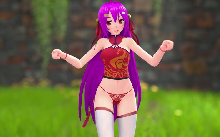 Smixix: Chinese Girl Model 22 Undress Dance Hentai Mmd 3D Purple Hair Color...